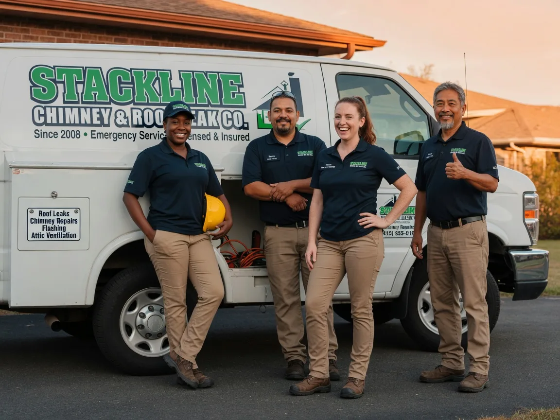 Chimney flashing repair company in Kechi, KS